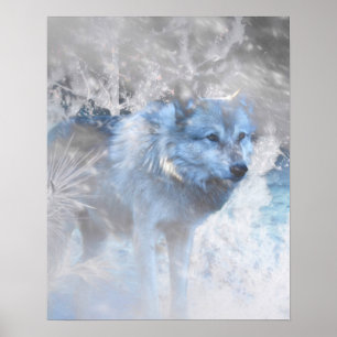 WOLF WINTER TERRITORIES POSTER