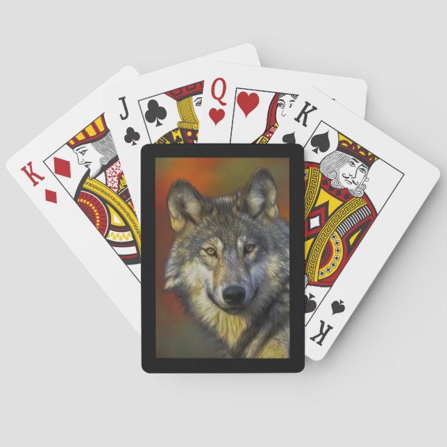 Wolf Wisdom Playing Cards (Back)