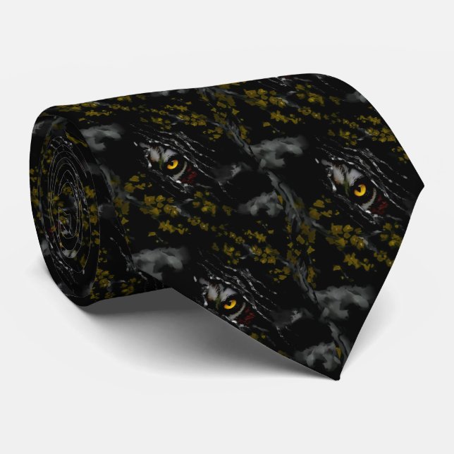 Wolf with Nature Tie (Rolled)