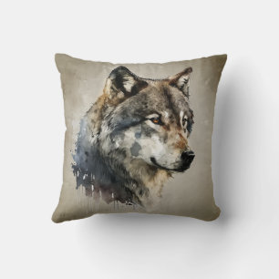 Wolf Wolves Animal Nature Wildlife  Cushion