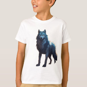 Wolf Woman of the Enchanted Forest Fantasy Creat T-Shirt