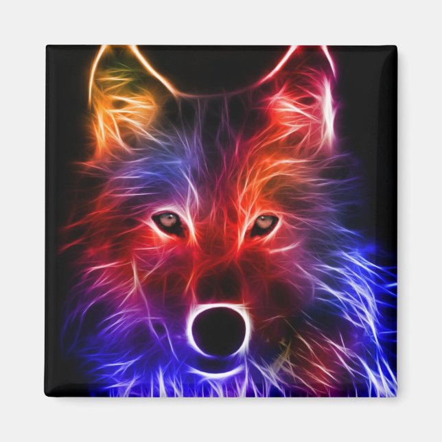 Wolf Wonder Magnet (Front)