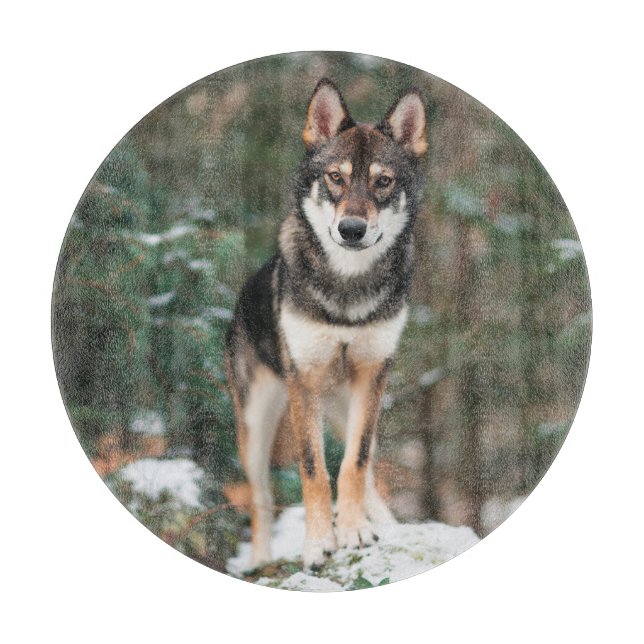 Wolfdog Cutting Board (Front)