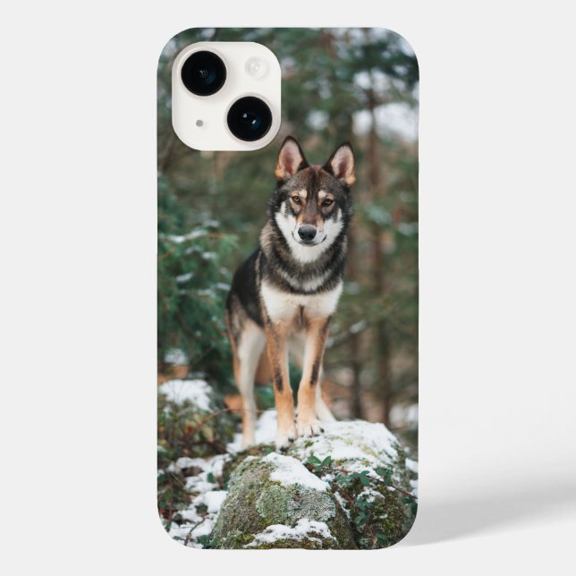 Wolfdog iPhone 14 Case (Back)