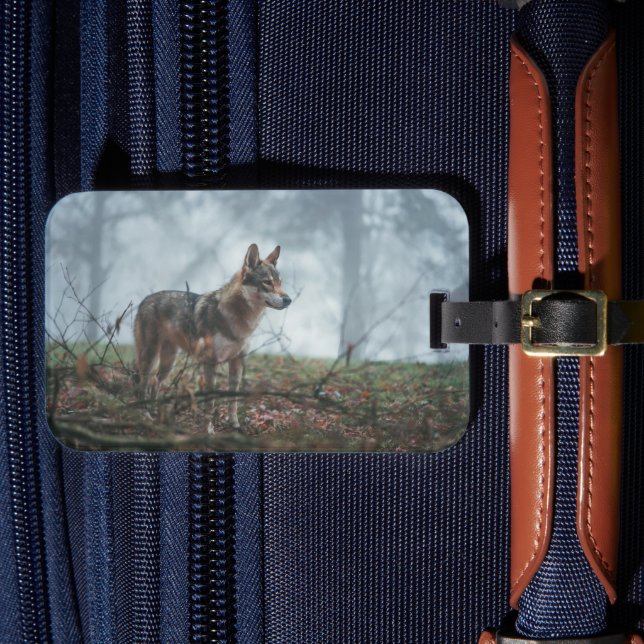 Wolfdog Luggage Tag (Front Insitu 4)