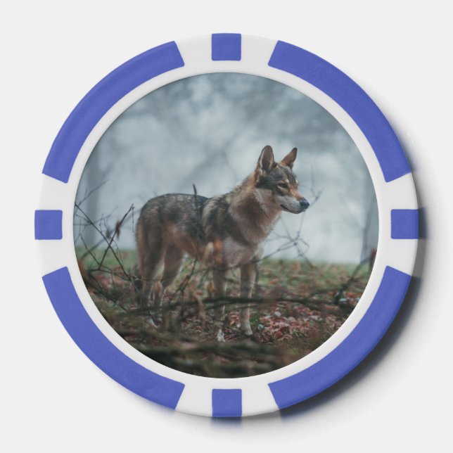 Wolfdog Poker Chips (Front)