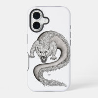 Wolfdragon black and white design