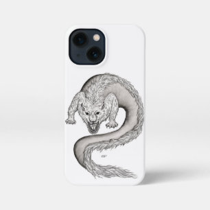 Wolfdragon black and white design iPhone 13 mini case
