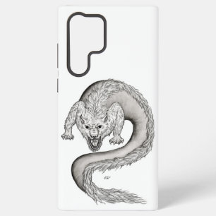 Wolfdragon black and white Design Samsung Galaxy Case