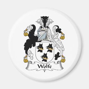 Wolfe Family Crest Magnet