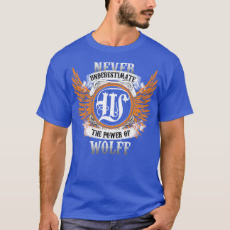 Wolff Name Shirt Never Underestimate The Power Of 