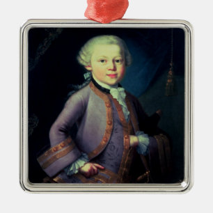 Wolfgang Amadeus Mozart , 1763 Metal Tree Decoration