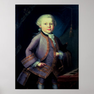 Wolfgang Amadeus Mozart , 1763 Poster