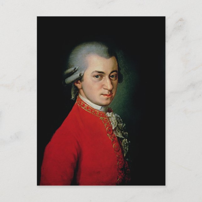 Wolfgang Amadeus Mozart, 1818 Postcard (Front)