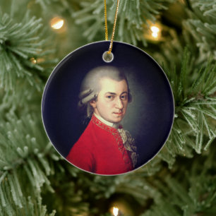 Wolfgang Amadeus Mozart 1819 – Barbara Krafft Ceramic Ornament