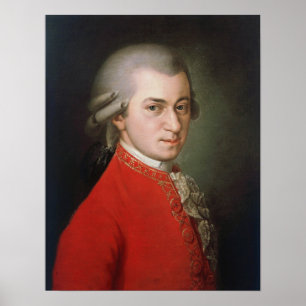 Wolfgang Amadeus Mozart 1819 - Barbara Krafft Poster