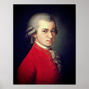 Wolfgang Amadeus Mozart 1819 - Barbara Krafft Poster