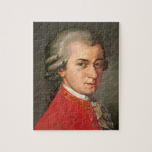 Wolfgang Amadeus Mozart als Puzzle (Vertical)