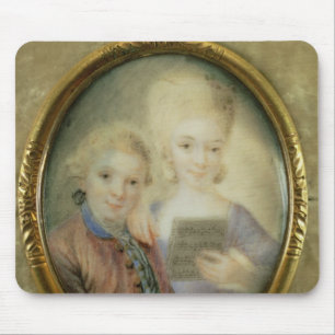 Wolfgang Amadeus Mozart  and his sister Mouse Pad