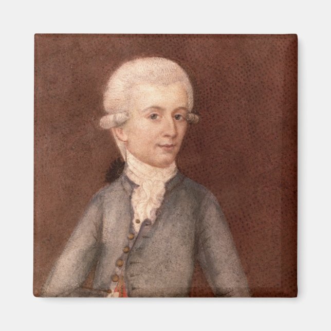 Wolfgang Amadeus Mozart, c.1780 Magnet (Front)