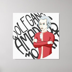 Wolfgang Amadeus Mozart Canvas Print