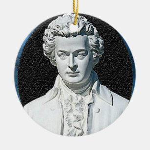 Wolfgang Amadeus Mozart Christmas Ornament