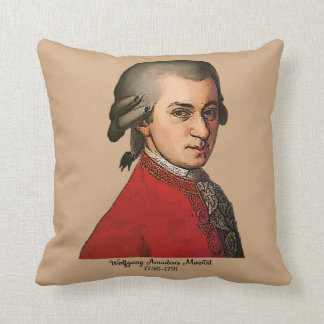 wolfgang Amadeus Mozart Cushion