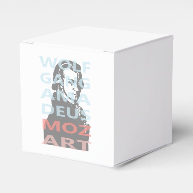 Wolfgang Amadeus Mozart Favour Box (Front Side)