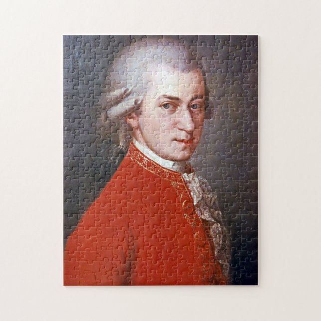 Wolfgang Amadeus Mozart Jigsaw Puzzle (Vertical)