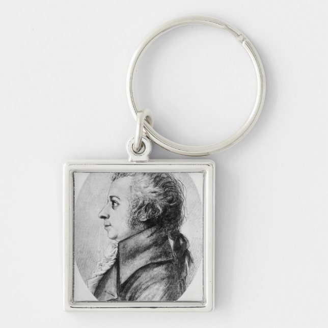 Wolfgang Amadeus Mozart Key Ring (Front)