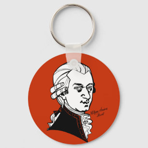 Wolfgang Amadeus Mozart Key Ring