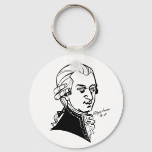 Wolfgang Amadeus Mozart Key Ring