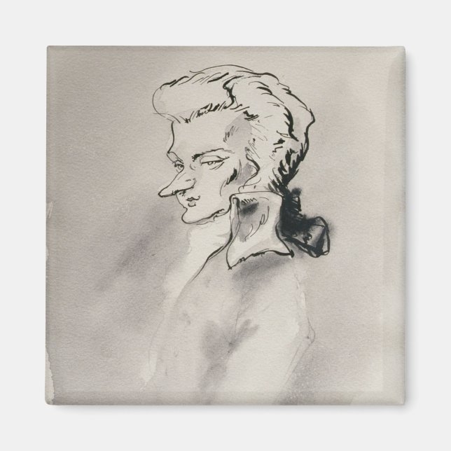 Wolfgang Amadeus Mozart Magnet (Front)