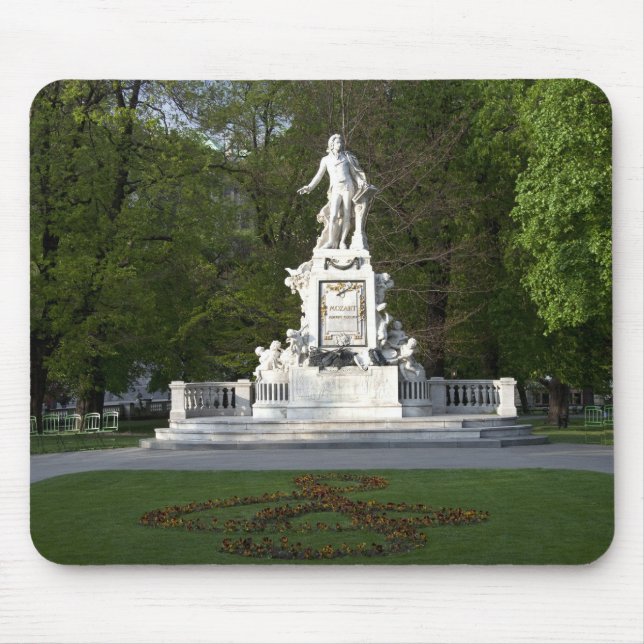 Wolfgang Amadeus Mozart Mouse Pad (Front)