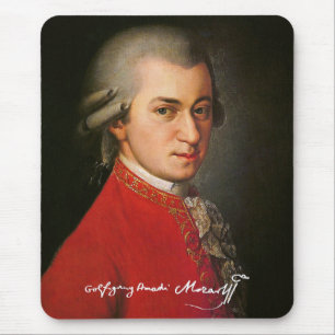 Wolfgang amadeus mozart mouse pad