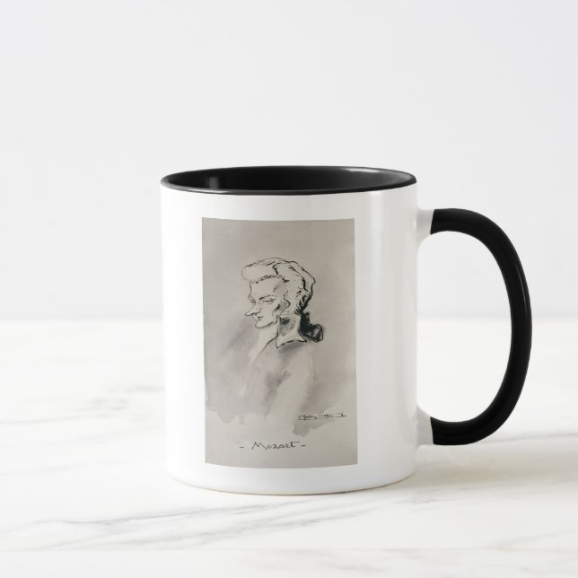 Wolfgang Amadeus Mozart Mug (Right)