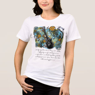 Wolfgang Amadeus Mozart - "Neither a lofty degree Tri-Blend Shirt