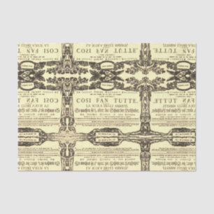 ♥ Wolfgang Amadeus Mozart Oper Cosi fan tutte Tissue Paper