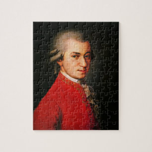 Wolfgang Amadeus Mozart portrait Jigsaw Puzzle