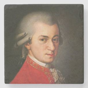 Wolfgang Amadeus Mozart Portrait Stone Coaster