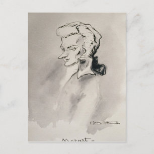 Wolfgang Amadeus Mozart Postcard