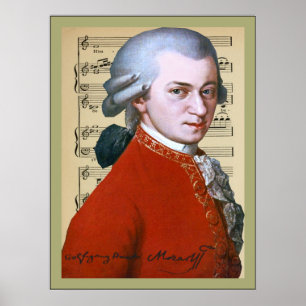 Wolfgang Amadeus Mozart Poster