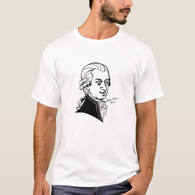 Wolfgang Amadeus Mozart T-Shirt (Front)