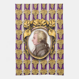 Wolfgang Amadeus Mozart Tea Towel