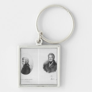 Wolfgang Amedeus Mozart and Ferdinando Paer Key Ring