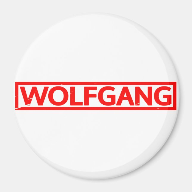 Wolfgang Stamp Magnet (Front)