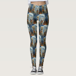 Wolfhound Halloween Spooky Leggings
