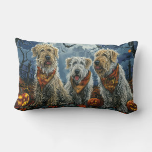 Wolfhound Halloween Spooky Lumbar Cushion