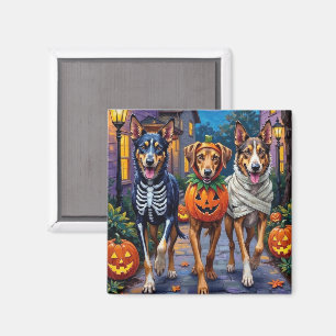 Wolfhound Trick-or-Treating Halloween Costumes Magnet