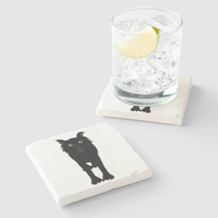 Wolfie Stone Coaster
